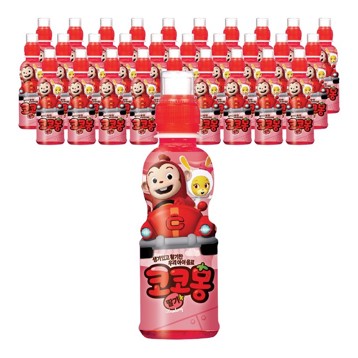 웅진 코코몽 딸기, 200ml, 96개