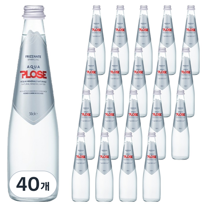 플로제 탄산수, 40개, 500ml