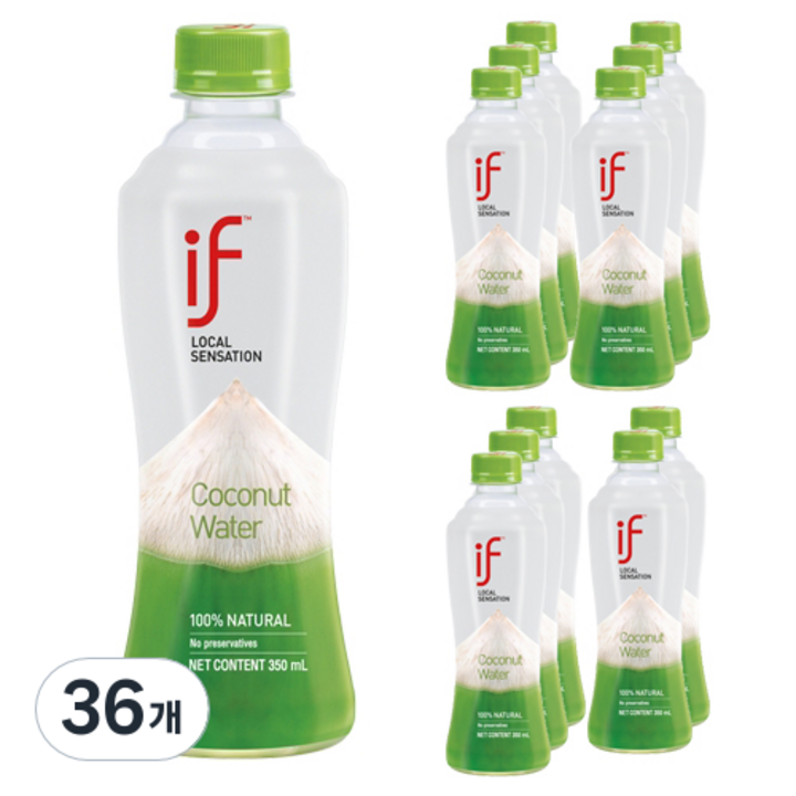 if 오리지널 코코넛워터, 350ml, 36개