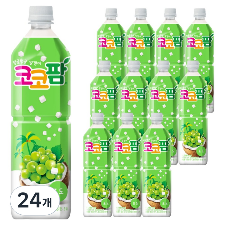 코코팜 포도 음료, 1L, 24개