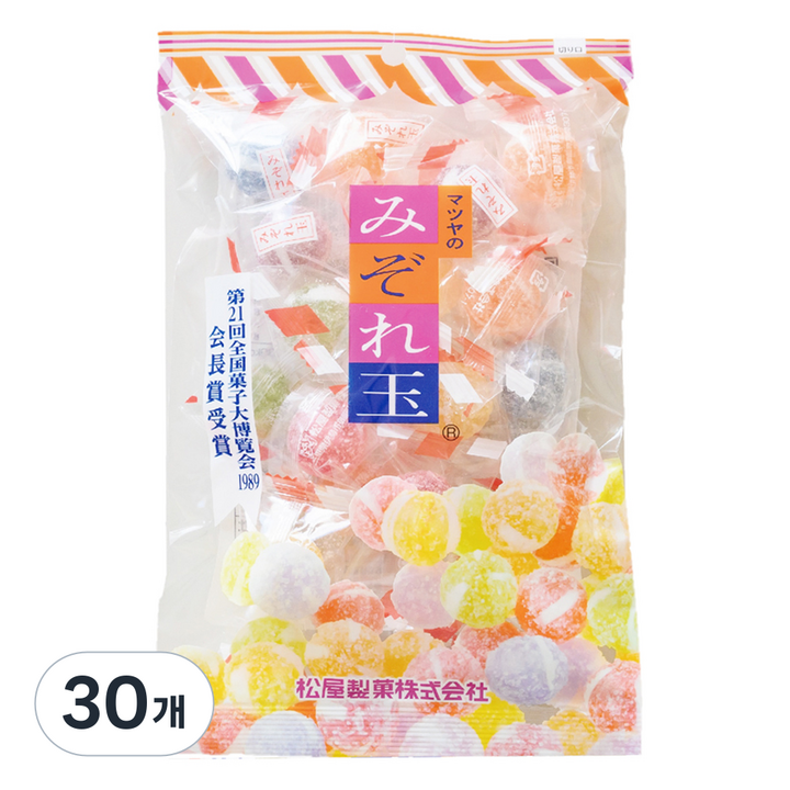 마츠야 미조레다마(볼사탕), 160g, 30개
