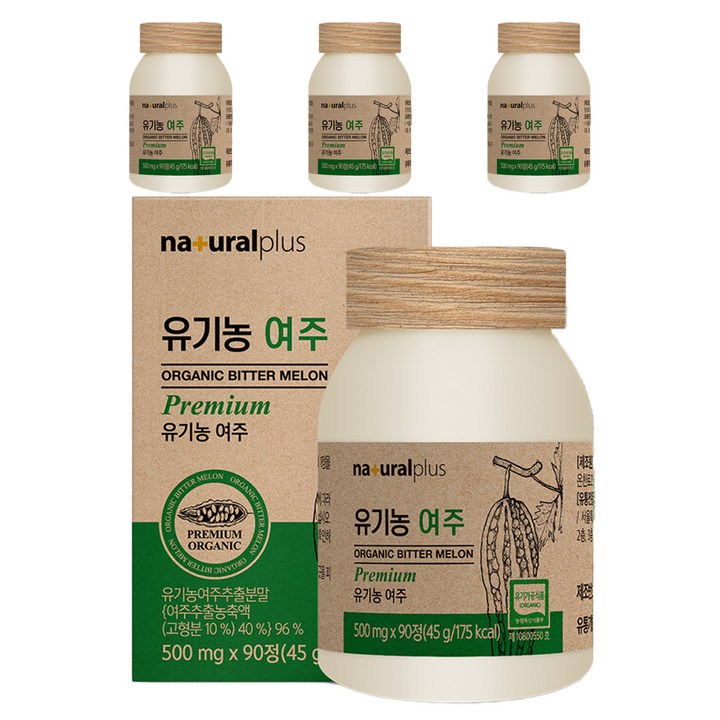 내츄럴플러스 여주 건강식품, 90정, 4개