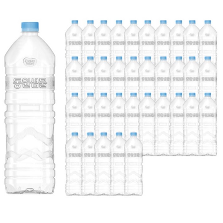 동원 샘물 무라벨, 2L, 36개