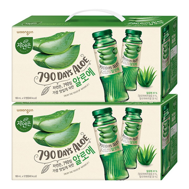 자연은 알로에, 180ml, 24개