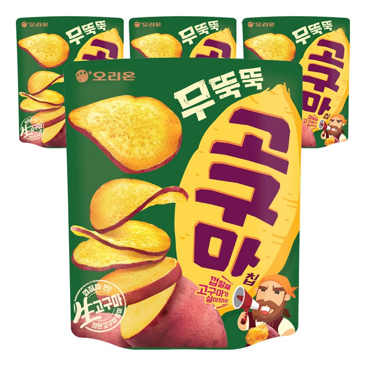 오리온 무뚝뚝 고구마칩, 113g, 4개
