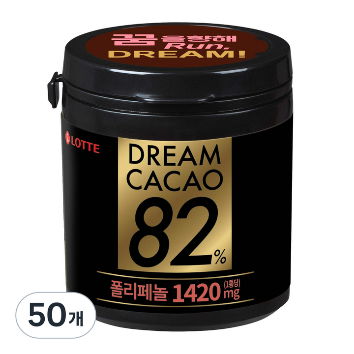 롯데웰푸드 드림카카오 82%, 86g, 50개