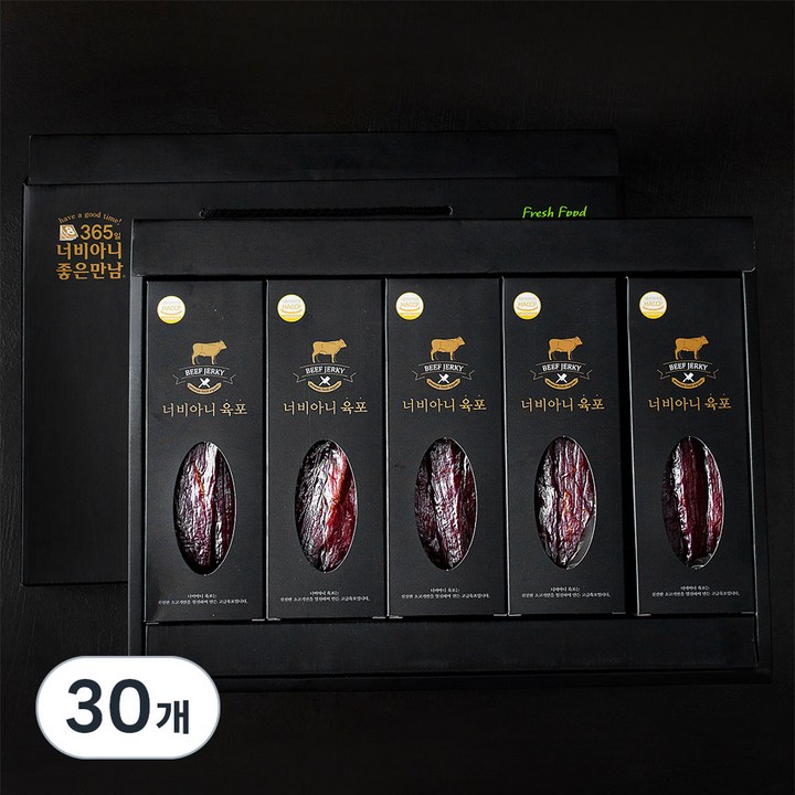 너비아니 육포 선물세트, 30개, 60g