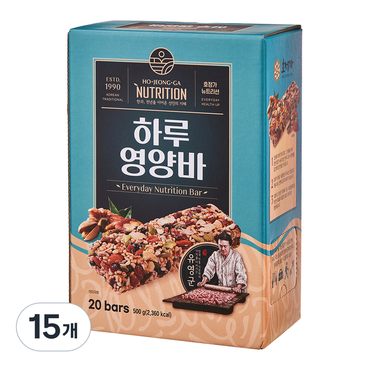 호정가 하루 영양바 20p, 15개, 500g