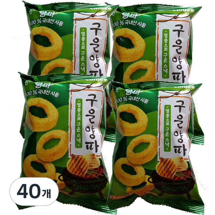 해태제과 구운양파 스낵, 70g, 40개
