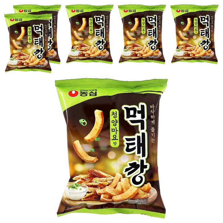 먹태깡 청양마요맛 스낵, 60g, 6개