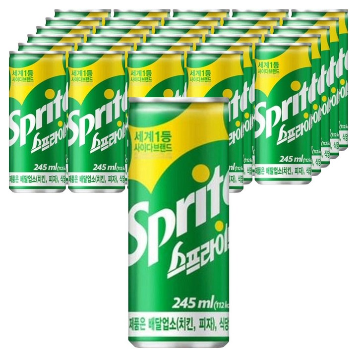 스프라이트 업소용 사이다, 245ml, 40개