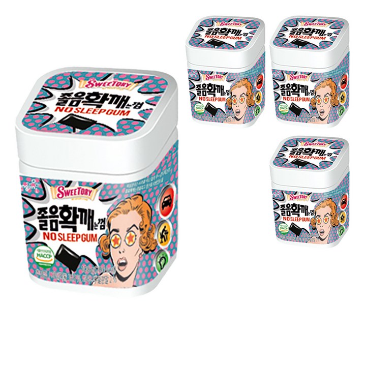 스위토리 졸음확깨는 껌, 108g, 4개