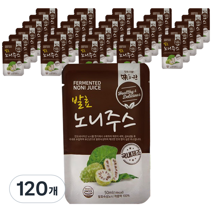 미스퀸 발효 노니주스, 50ml, 120개