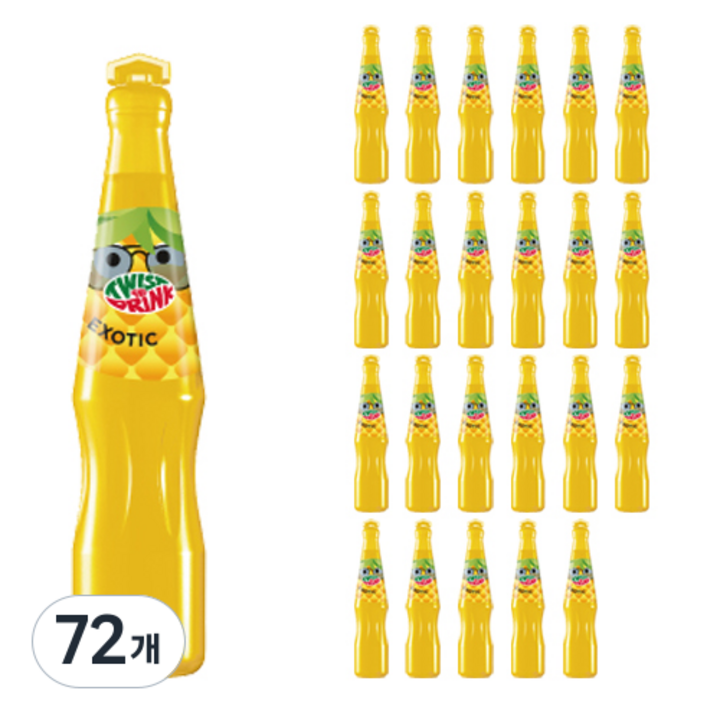 트위스트앤드링크 열대과일, 72개, 200ml