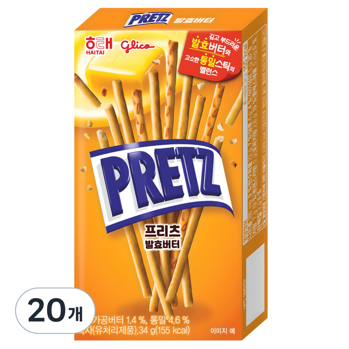 프리츠 발효버터, 34g, 20개