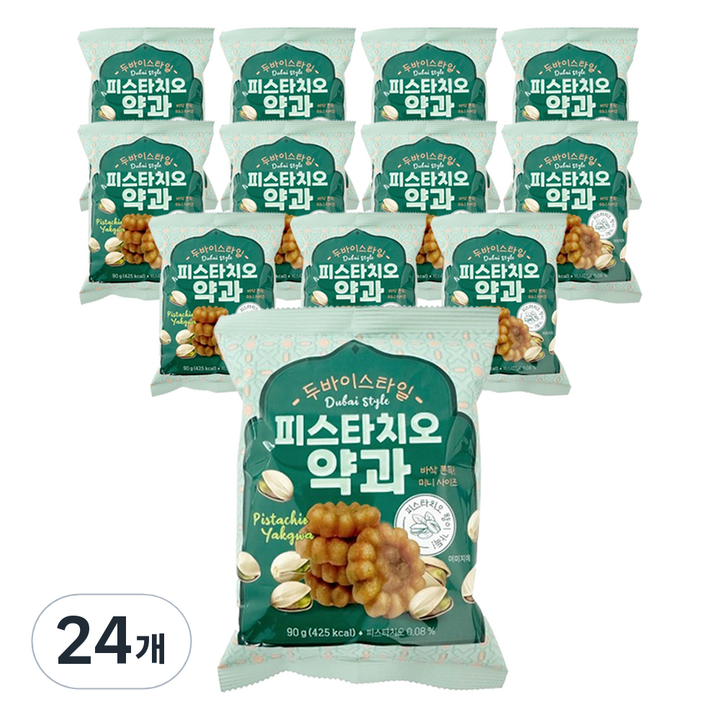 두바이스타일 피스타치오 약과, 24개, 90g