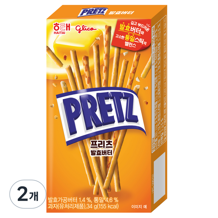 프리츠 발효버터, 34g, 2개