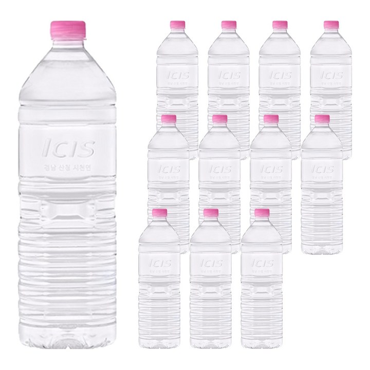 아이시스 생수 무라벨, 1.5L, 12개