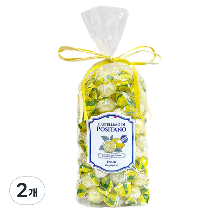 포지타노 카스텔리모 레몬 사탕, 500g, 2개
