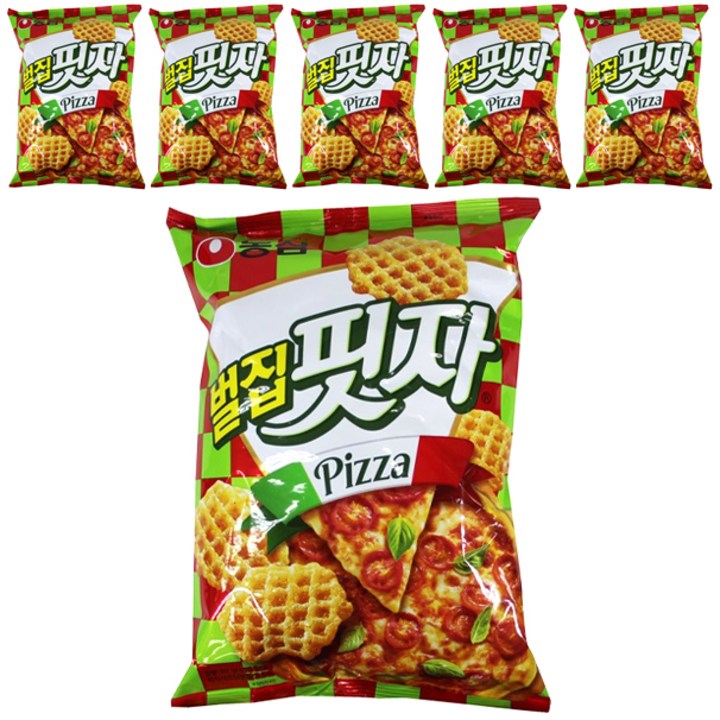 농심 벌집 핏자, 90g, 6개
