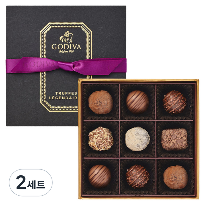 고디바 레전데어트뤼프 9p 세트 103g, 2세트