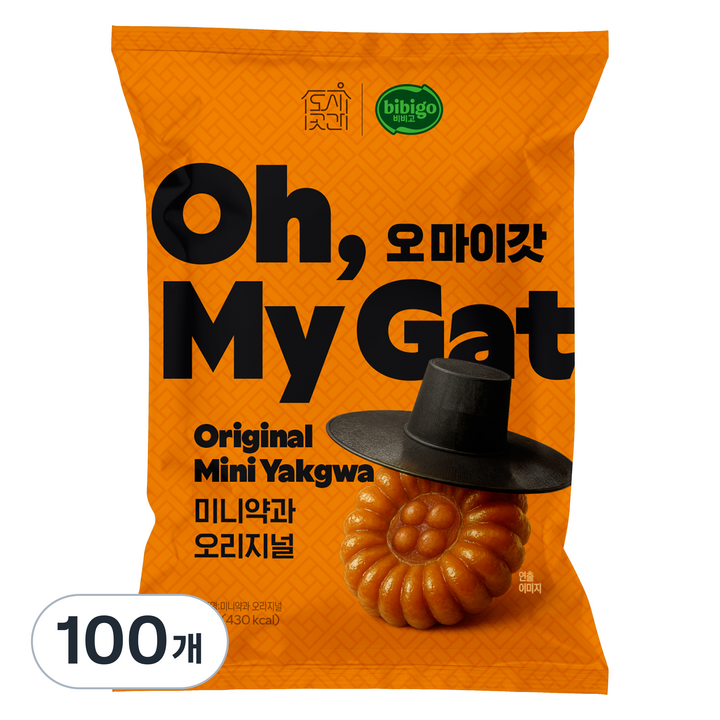 도시곳간 오마이갓 미니약과 오리지널, 100개, 90g