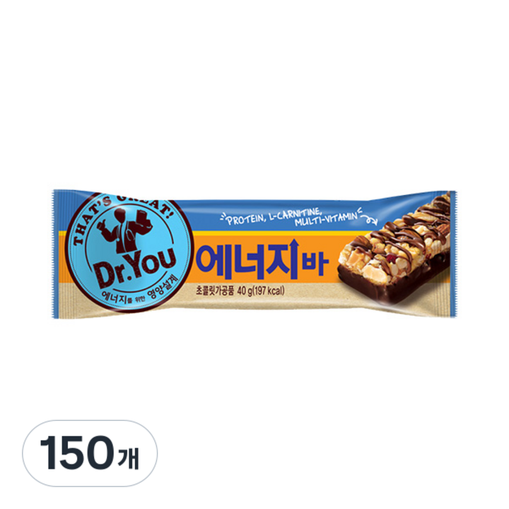 오리온 닥터유 에너지바, 40g, 150개
