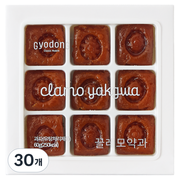 교동한과 끌레모약과, 60g, 30개