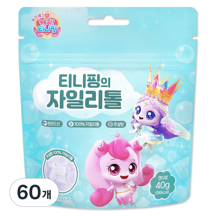 캐치티니핑 티니핑의 자일리톨 캔디, 40g, 60개