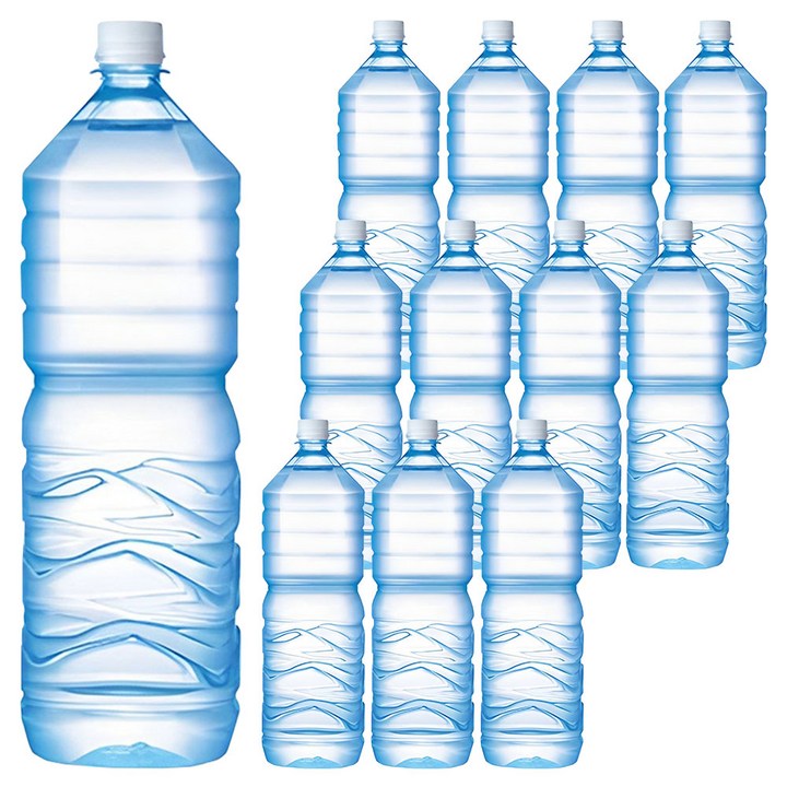 남양천연수 무라벨, 2L, 12개