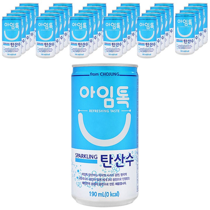 아임톡 탄산수, 190ml, 30개
