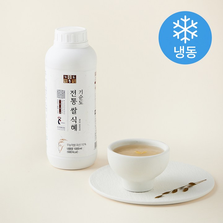 기순도전통장 전통 쌀 식혜 (냉동), 1L, 1개