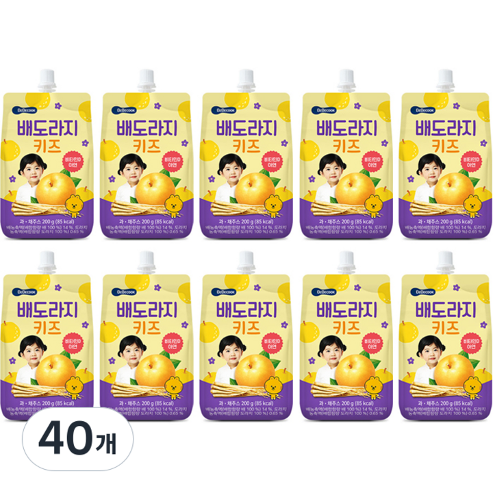 베베쿡 배도라지 키즈, 200g, 40개