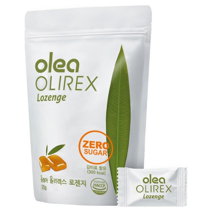 올레아 올리렉스 로렌지 허브캔디, 120g, 1개