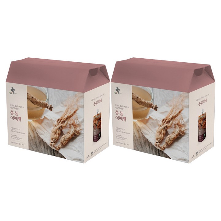 삼시오끼 홍삼식혜, 28개, 180ml