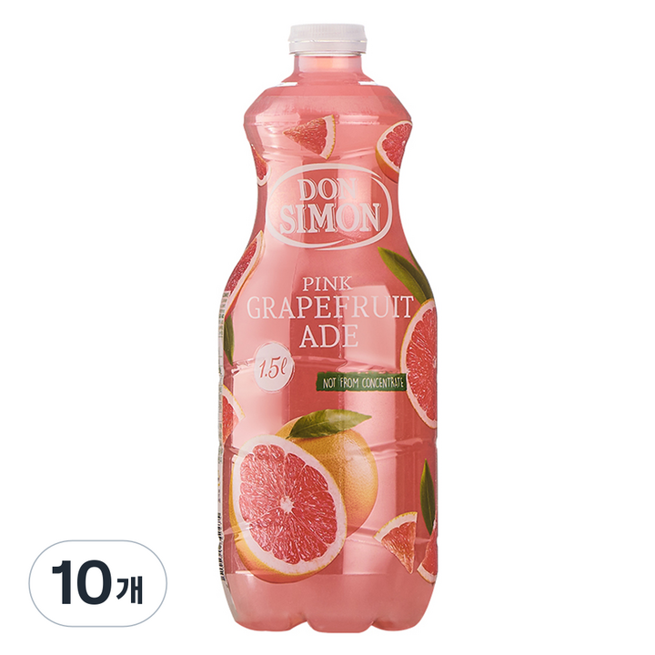 돈시몬 착즙 자몽에이드, 1.5L, 10개