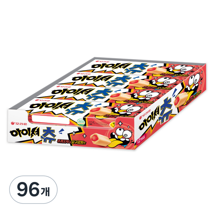 오리온 아이셔츄 쥬시자두 & 요구르트 츄잉캔디, 96개, 48g