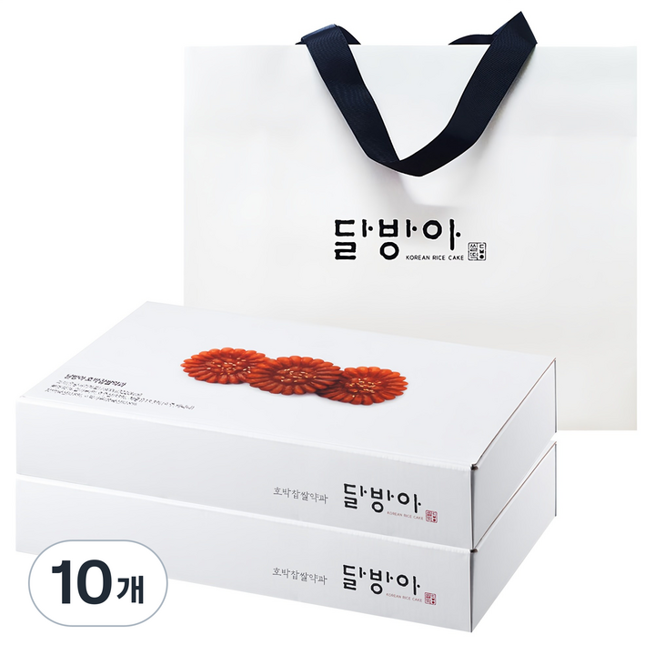 달방아 호박 찹쌀 약과 20p + 쇼핑백, 800g, 10개