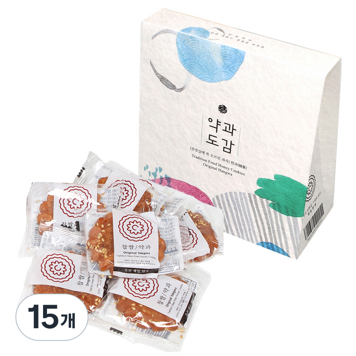 하늘한과 찹쌀 약과도감 10p, 335g, 15개