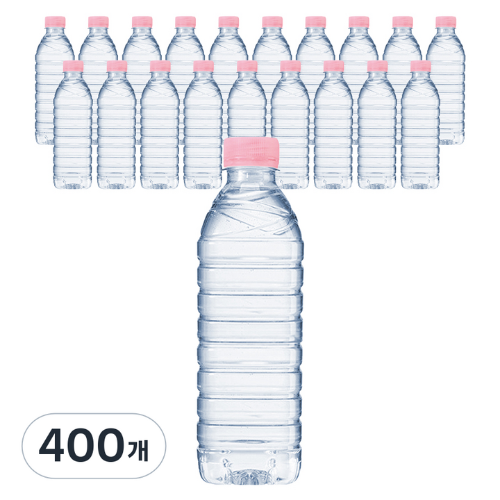 CRYSTAL 생수 무라벨, 500ml, 400개
