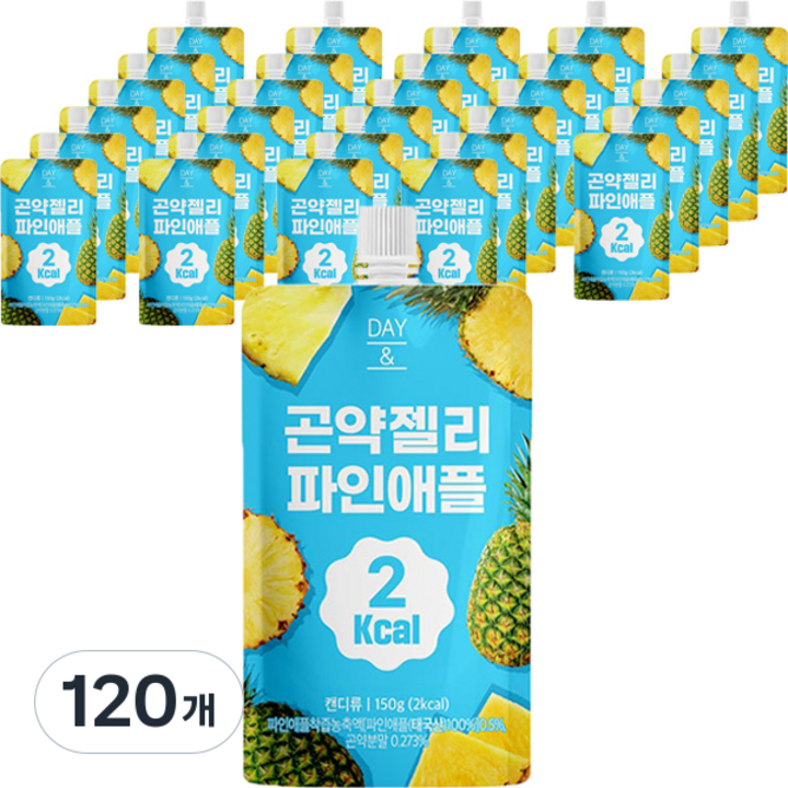데이앤 곤약젤리 파인애플, 120개