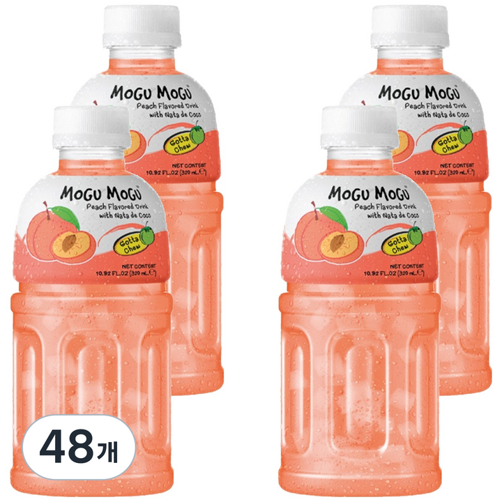 모구모구 복숭아맛, 320ml, 48개