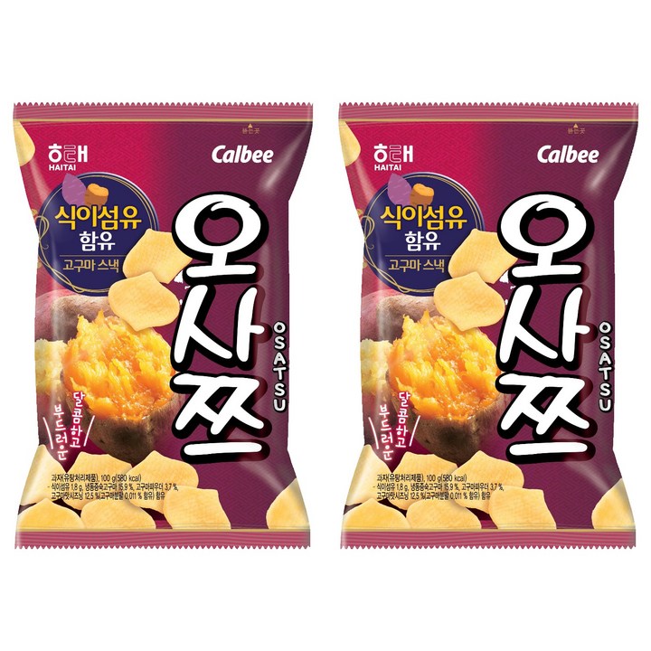 해태제과 오사쯔, 100g, 2개
