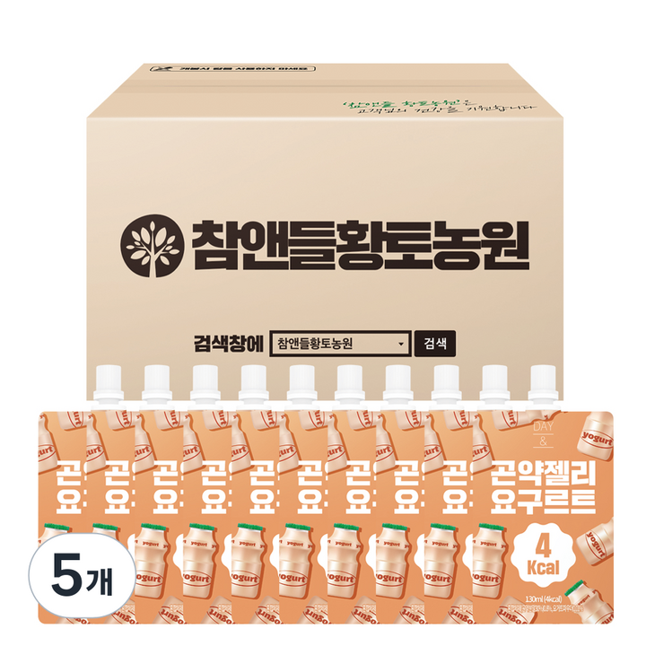 데이앤 곤약젤리 요구르트 20개입, 5개