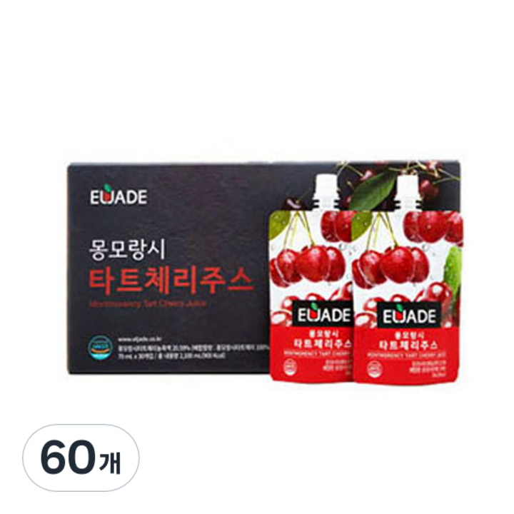 엘제이드 몽모랑시 타트체리 주스, 70ml, 60개