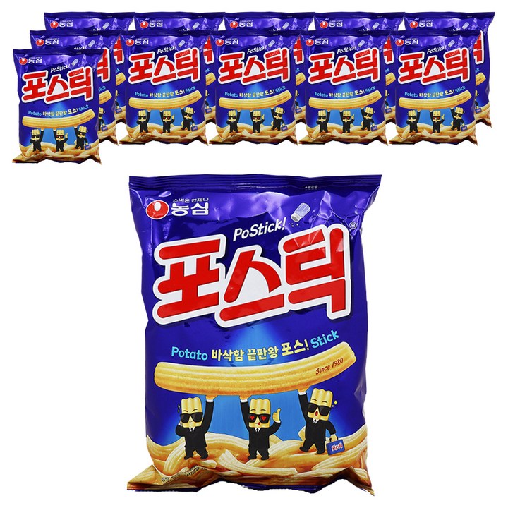 포스틱 과자, 84g, 12개