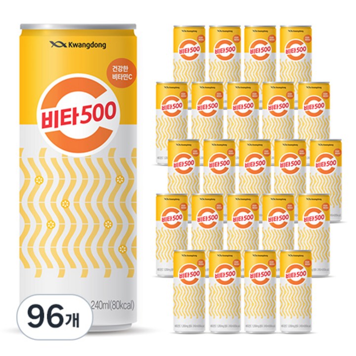 광동 비타500 캔 음료, 240ml, 96개