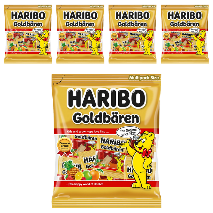 하리보 골드베렌 미니 젤리, 250g, 5개