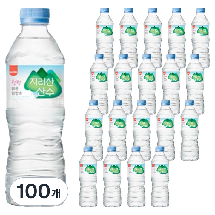 삼립 지리산 산수 생수, 500ml, 100개