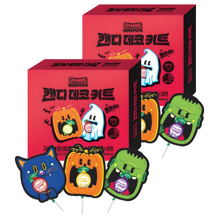 참스 미니팝 캔디데코키트, 250g, 2개